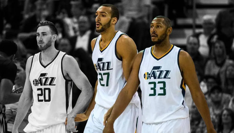 Rudy Gobert et Boris Diaw